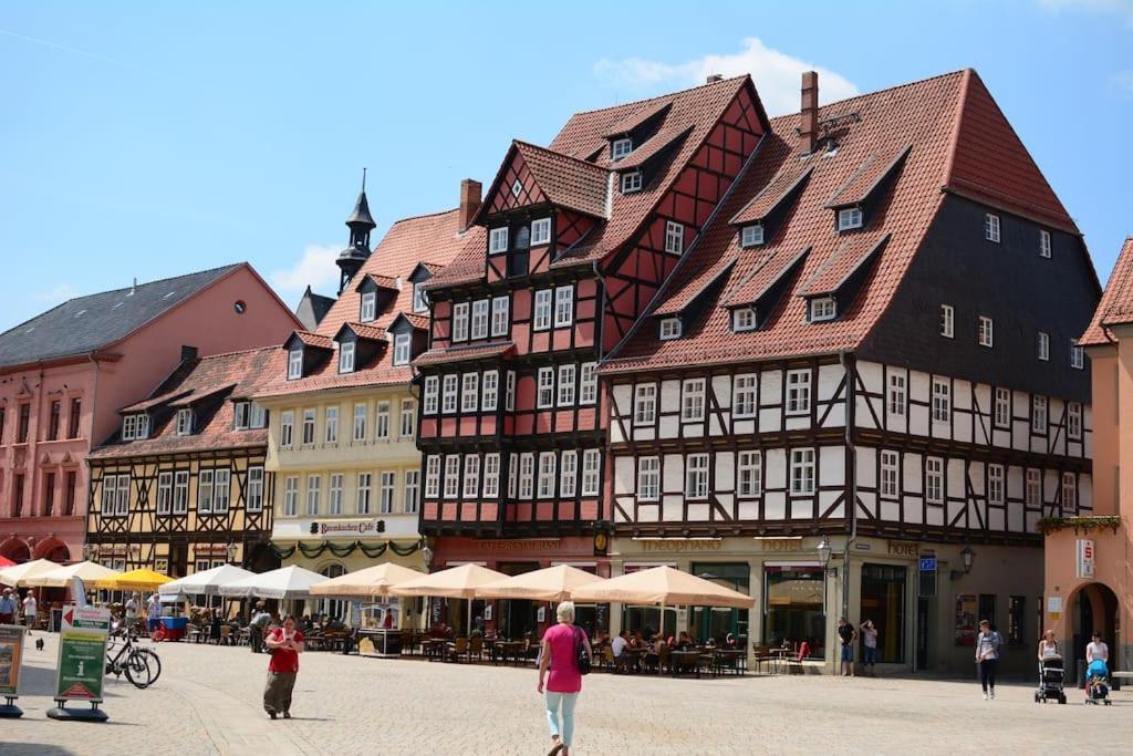 Schoene Ferienwohnung Mit Zwei Schlafzimmern Кведлінбург Екстер'єр фото