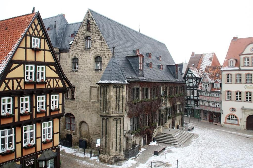 Schoene Ferienwohnung Mit Zwei Schlafzimmern Кведлінбург Екстер'єр фото